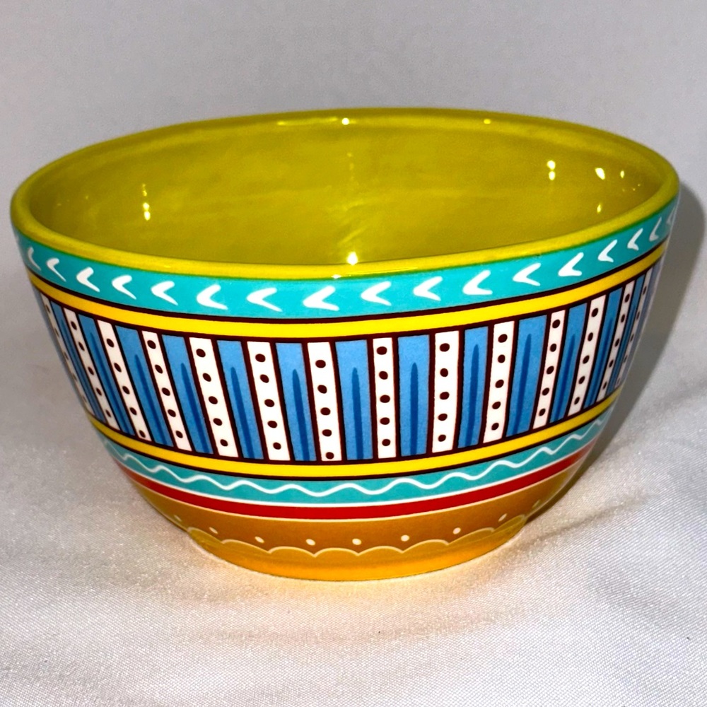 Certified International Valencia Ice Cream Replacement Bowl Individual Green 6"
